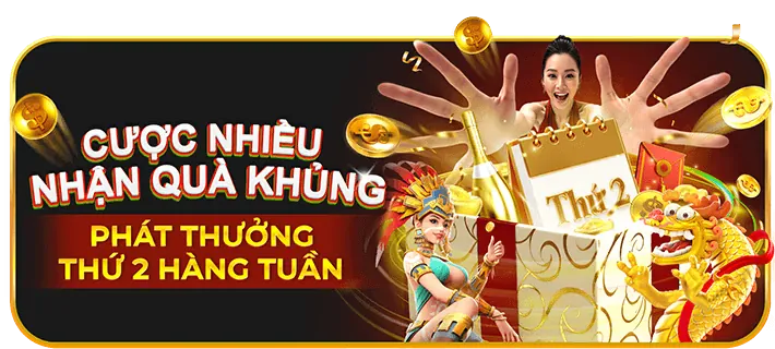 Biểu ngữ chào mừng với tiền thưởng và huy chương vàng